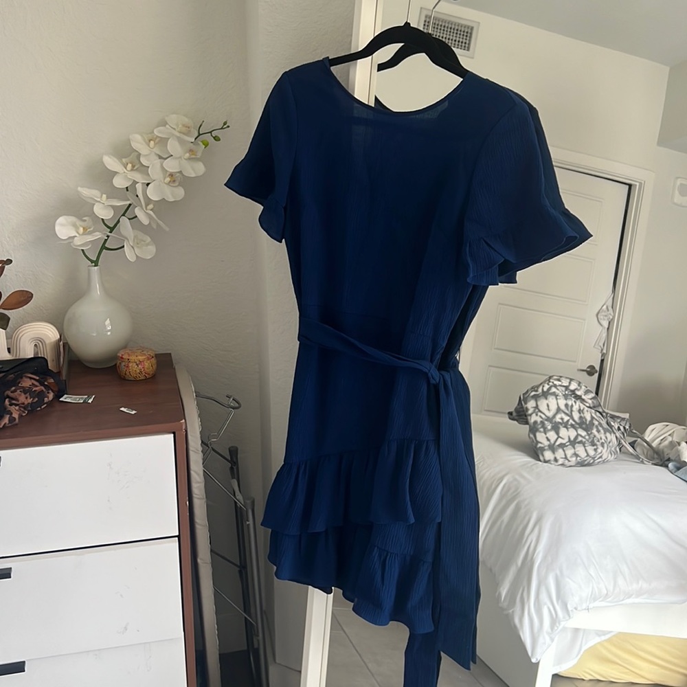 Banana republic dark blue dress